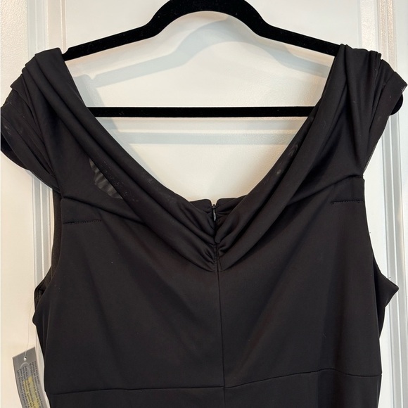 Alex Evenings Black Sleeveless Maxi Gown, NWT, Holiday Gown - Picture 3 of 10